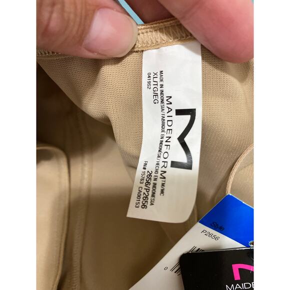 Maidenform Beige Nude Firm Control Body Briefer Waist Cincher Shaper NEW Size XL - Picture 7 of 12